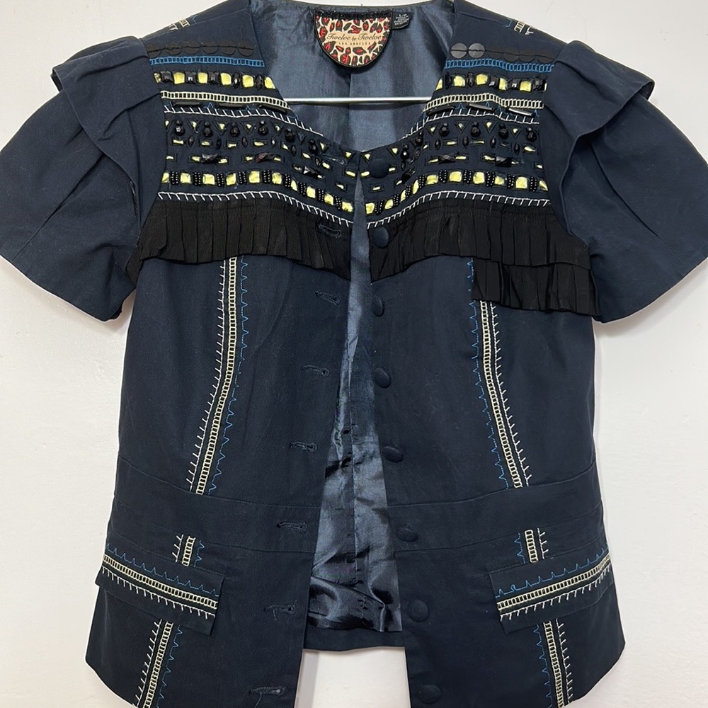 VTG Twelve by Twelve Blouse or Jacket - Picture 2 of 9